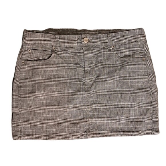 American Eagle Outfitters Dresses & Skirts - American Eagle Outfitters Hi-Rise Mini Skirt Houndstooth Plaid Womens Size 12